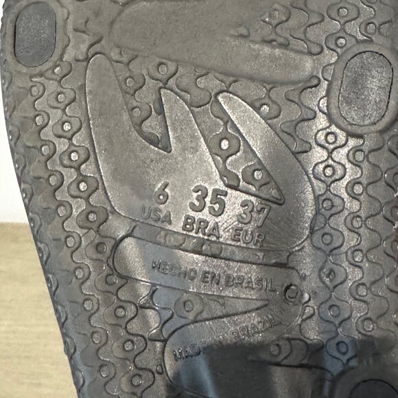 IPANEMA Black Strappy Sandals with Stud Detailing - Size 6 - Picture 9 of 9